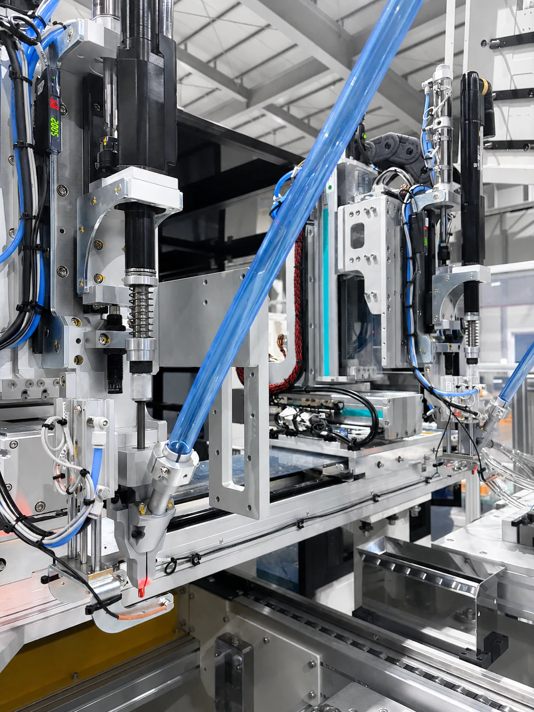 Direct fastening units installed in production equipment